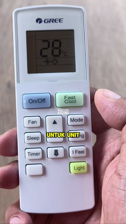 Setting Remote Ac Gree