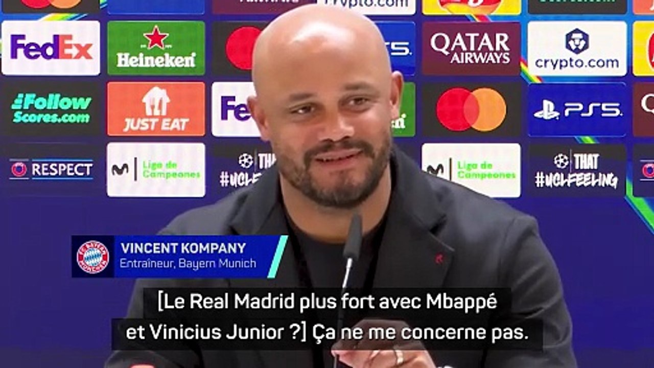 Kompany et Kimmich pas intéressés par le débat Mbappé/Vinicius