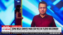 Zema nega convite e descarta chapa com Flávio