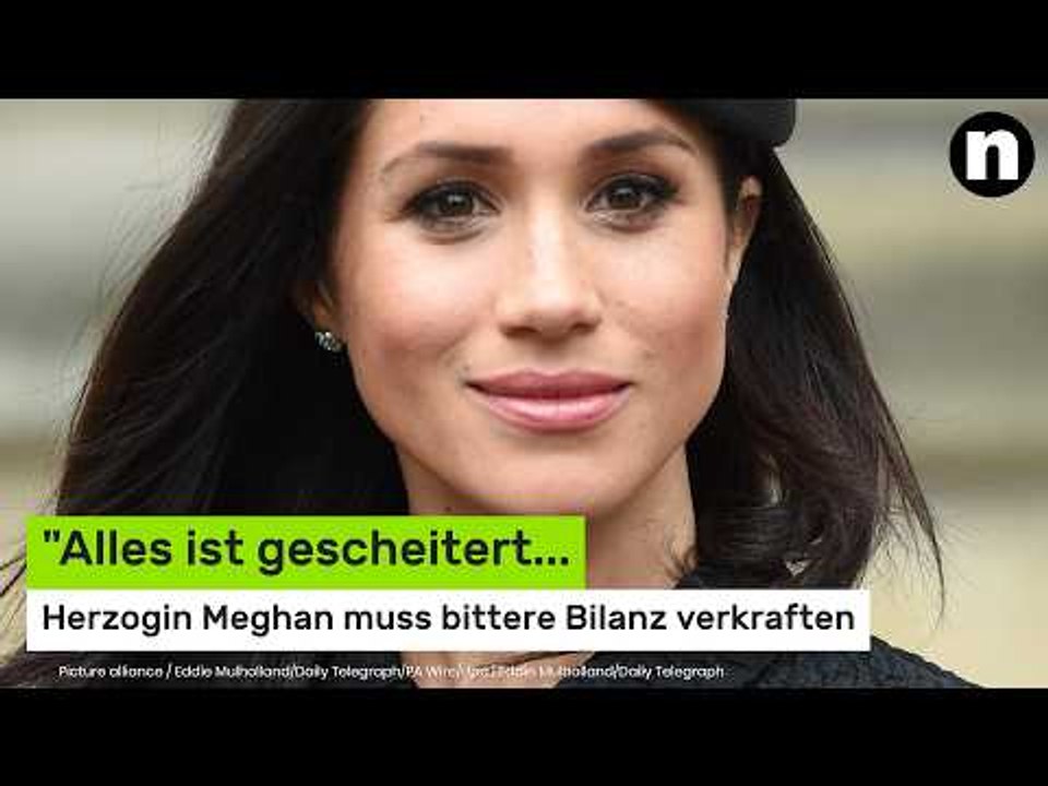 Meghan Markle: 'Alles ist gescheitert...' Herzogin Meghan muss bittere Bilanz verkraften