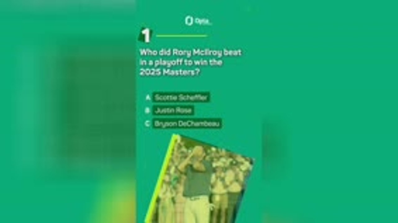 How well do you know McIlroy's Masters win?