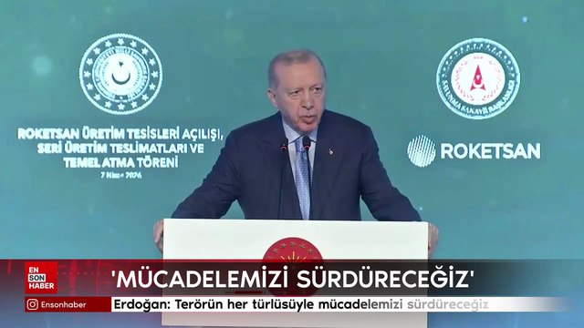 Cumhurbaşkanı Erdoğan: Terörün her türlüsüyle mücadelemizi sürdüreceğiz