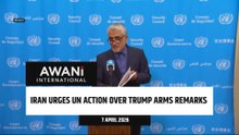 Iran urges UN action over Trump arms remarks