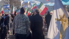 Crowd gathers in Washington, DC, for Anti-Iran regime protest