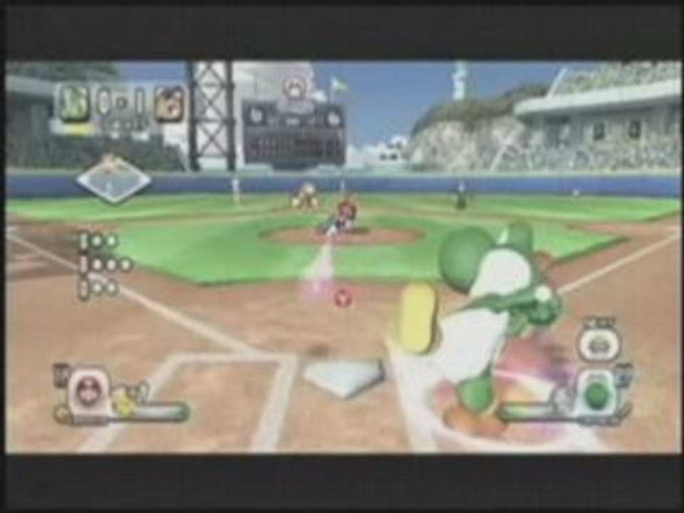 Super Mario Baseball Stadium - Wii (Trailer)