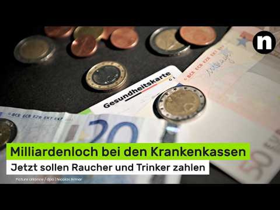 Gesundheitsreform: Milliardenloch bei den Krankenkassen - jetzt sollen Raucher und Trinker zahlen