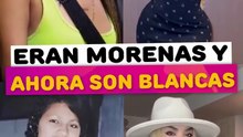 Famosas que antes eran morenas y ahora son blancas
