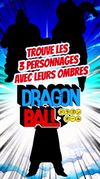 Trouve les 3 personnages de DRAGON BALL avec leurs ombres feat Orochi jidai