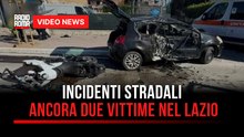 Incidenti stradali, ancora due vittime nel Lazio