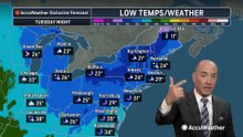 Cold night in store for the Northeast