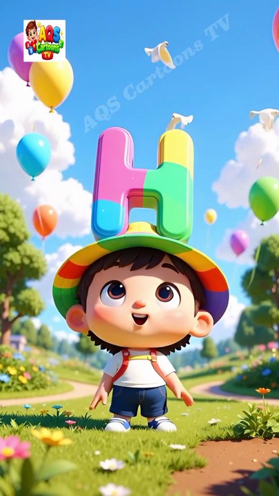 H For Hat |ABC Learning for Kids |Nursery Rhymes |AQS Cartoons TV