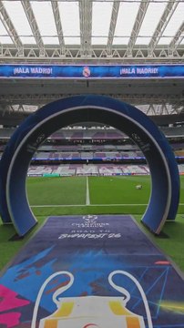 Así luce el Bernabéu antes de recibir al Bayern