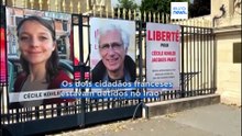 França: Cécile Kohler e Jacques Paris libertados após anos detidos no Irão