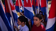 Cientos de mujeres en Cuba protestan contra las sanciones de Estados Unidos