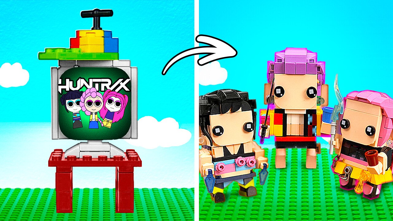 LEGO Sprunki Challenge! 🤯🧱 Rumi, Mira, Zoey &...