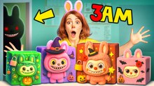 Cursed Labubu Boxes?! 😱💀 Opened at 3AM... and Regret It! 🌙