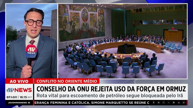 Guerra EUA-Irã: Conselho de Segurança da ONU rejeita uso da força para reabrir Estreito de Ormuz