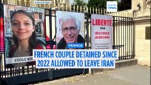 Iran allows two French former detainees to leave the country, Macron says