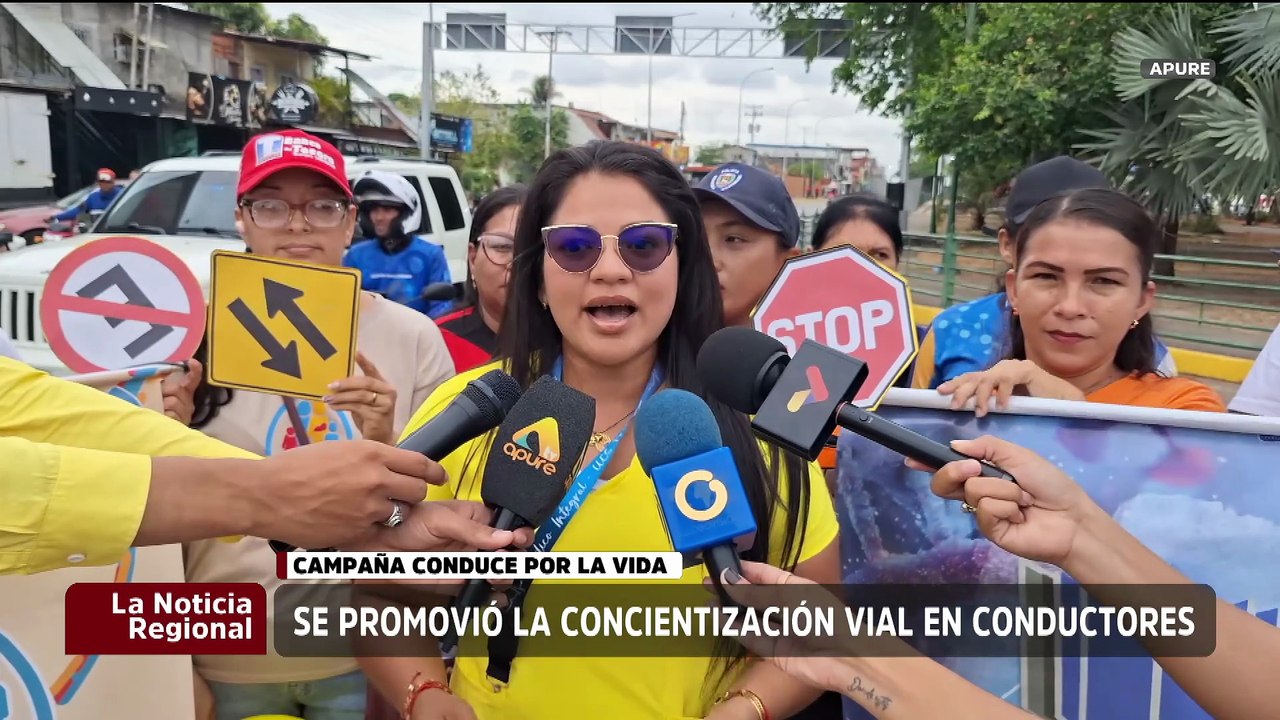 Apure | Realizan campaña "Conduce por la Vida" para promover la concienciación en conductores