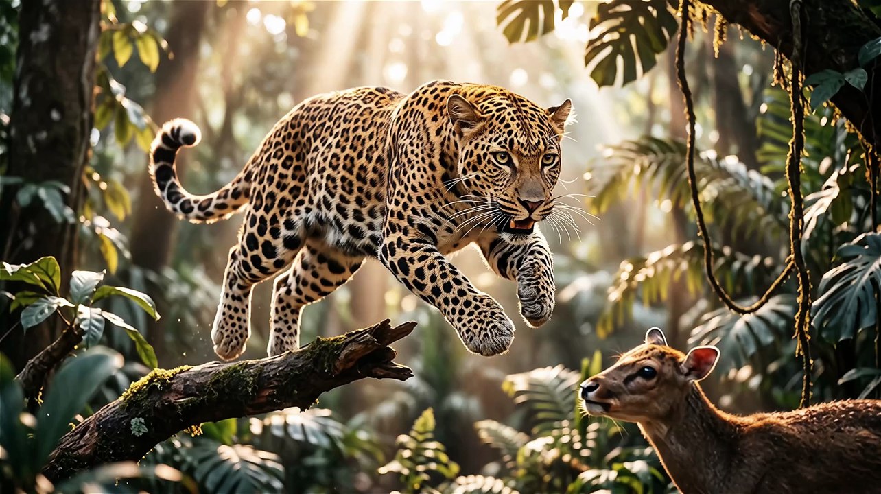 Leopard Tree Drop Kill