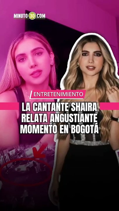La cantante Shaira denunció que ella y su madre fueron víctimas de un intento de robo por parte de hombres armados en el occidente de Bogotá.