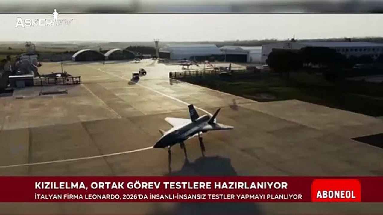Leonardo ve Baykar İşbirliğiyle Kızılelma İnsansız Savaş Uçakları İçin Ortak Testler Başlıyor