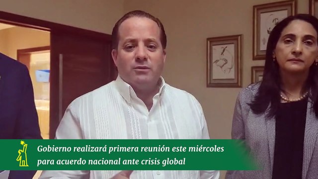 Gobierno realizará primera reunión este miércoles para acuerdo nacional ante crisis global