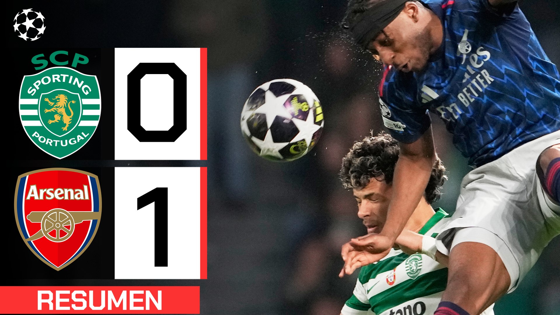 Sporting de Portugal 0-1 Arsenal I ida cuartos de final Champions League