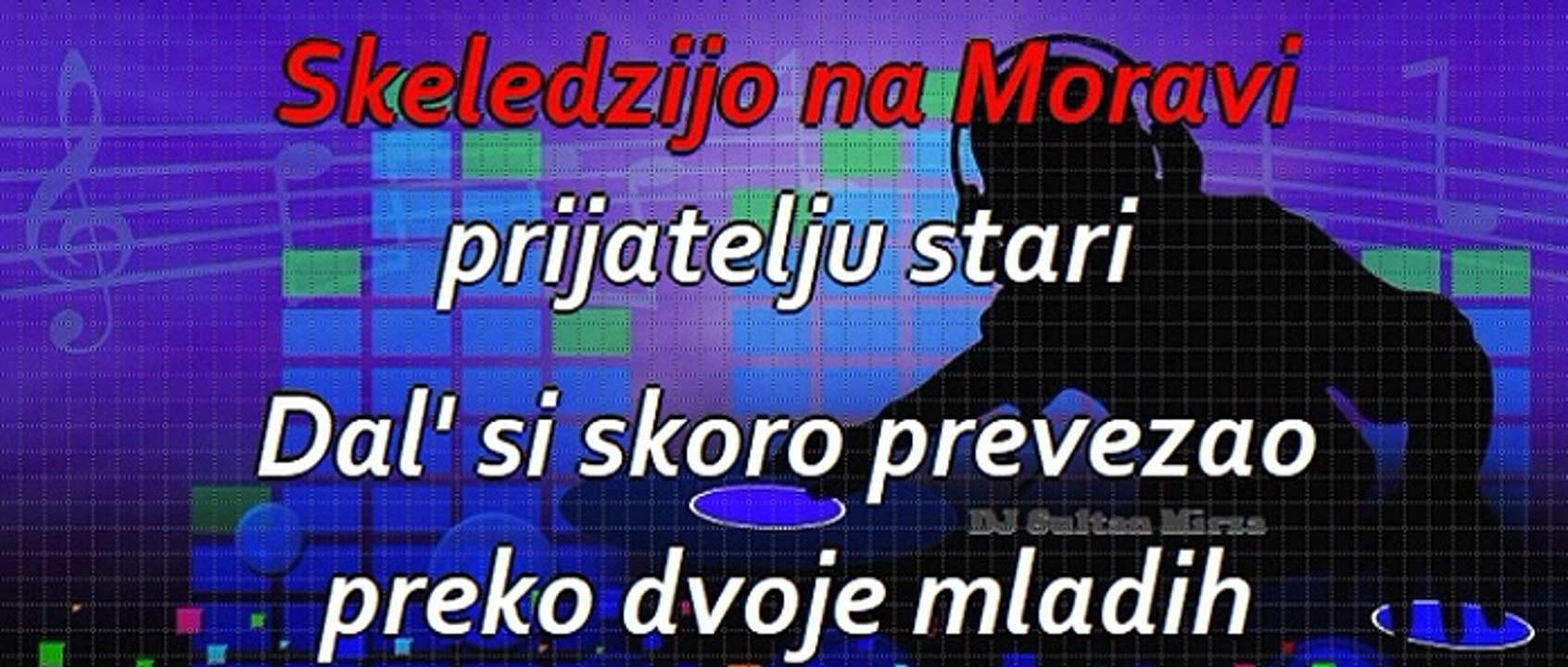 Skeledžija na Moravi - Predrag Živković Tozovac (uživo karaoke)