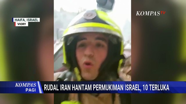 Hancur! Rudal Picu Ledakan di Permukiman hingga Jalan di Haifa Israel, Milik Iran? | KOMPAS PAGI