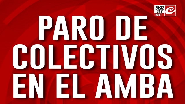 Paro de colectivos en el AMBA: Pasamos una Pascua seca