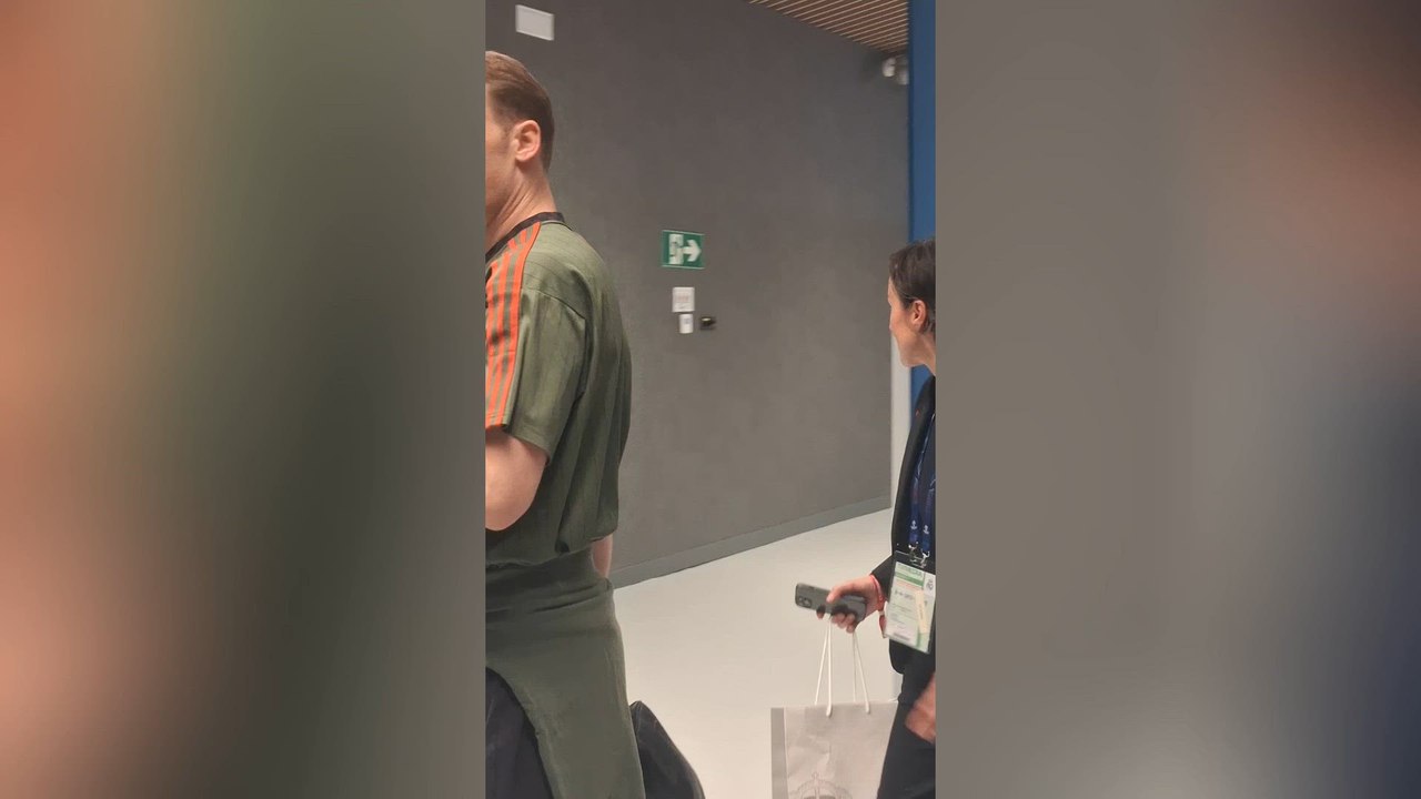 Así salió Neuer del Bernabéu tras ser el MVP