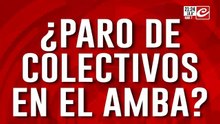 ¿Paro de colectivos en el AMBA?