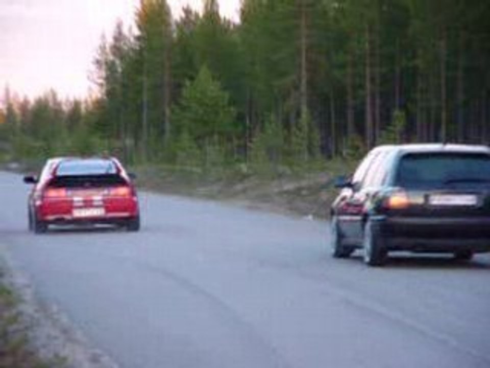 Golf Vr6 Vs Honda CRX turbo