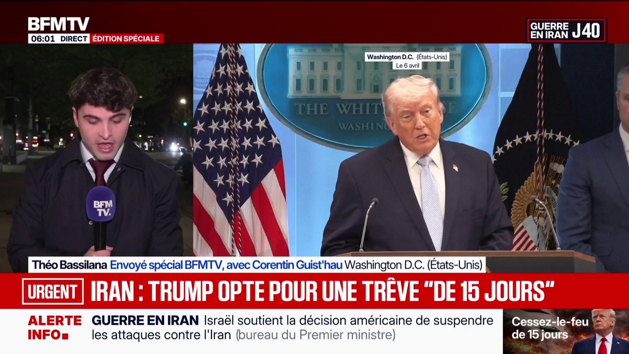 Guerre au Moyen-Orient: Donald Trump accepte un cessez-le-feu avec l'Iran de deux semaines sous condition, la réouverture du détroit d'Ormuz