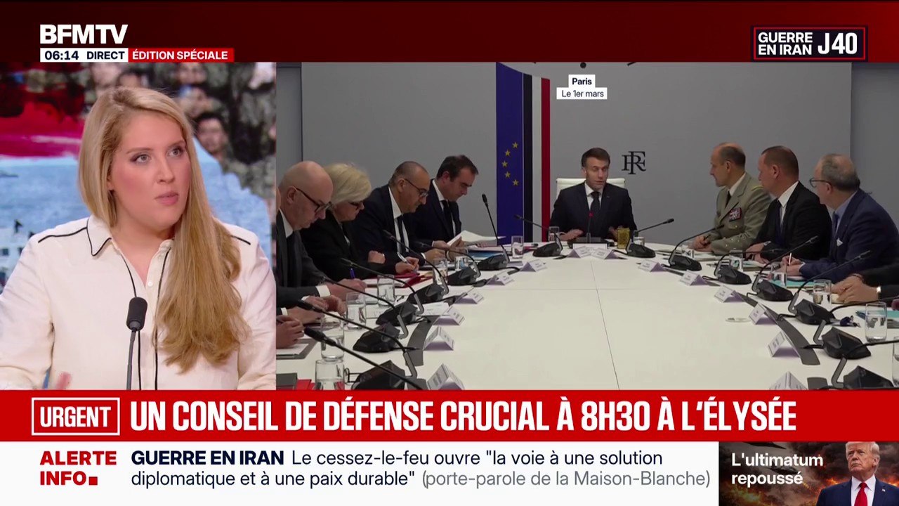 Cessez-le-feu en Iran: Emmanuel Macron convoque un Conseil de défense mercredi matin