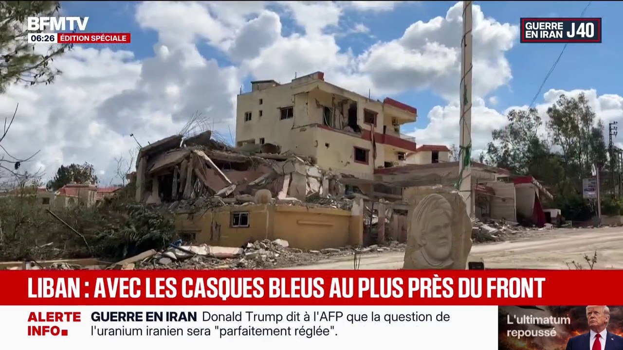 Guerre au Moyen-Orient: avec des Casques bleus français dans le Sud-Liban