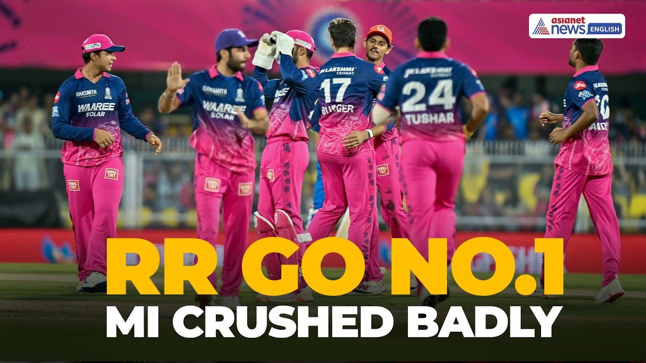 RR vs MI Highlights: Rajasthan Royals Storm to No.1 After Crushing Mumbai Indians | IPL 2026