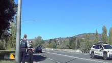 Video shows a police pursuit in Canberra on Good Friday, April 3