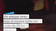 Un ataque de Israel a la ciudad libanesa de Sidón deja al menos ocho muertos y más de 20 heridos
