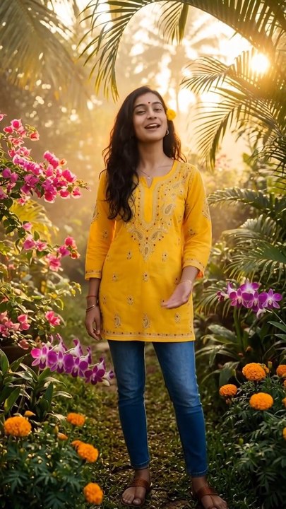 A vibrant and uplifting 3D animation unfolds, celebrating the beauty of life. The scene bursts with color and energy, showcasing joyful characters embracing each moment. They dance, laugh, and explore