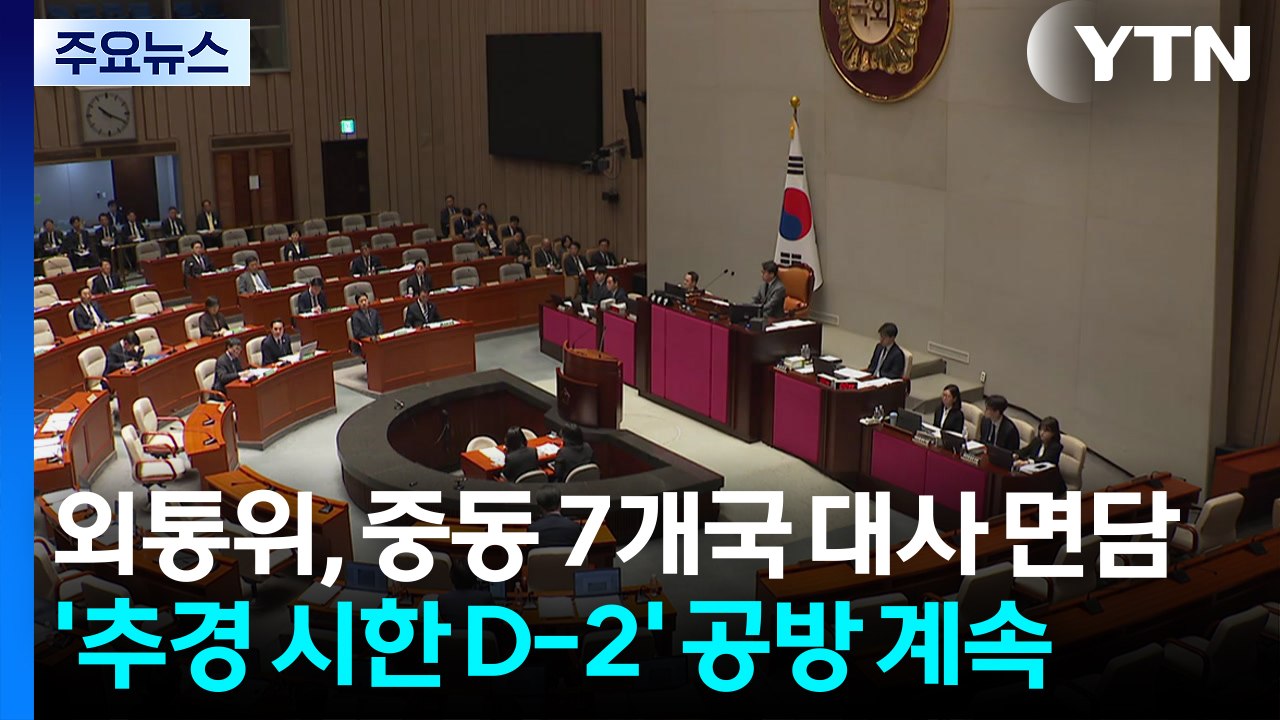 외통위, 중동 7개국 대사 면담...'추경 시한 D-2' 공방 계속 / YTN