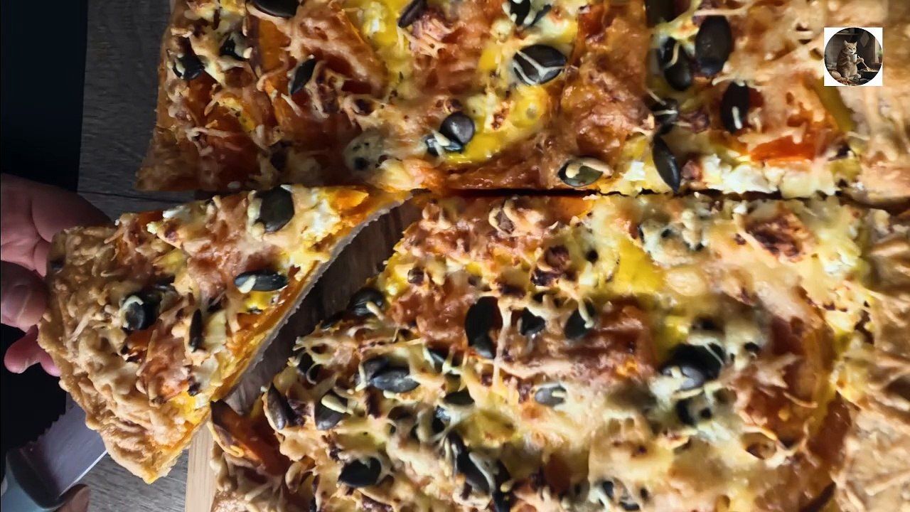 Tarte feta potimarron sans gluten 🥧✨  Pâte facile au rouleau – recette maison croustillante