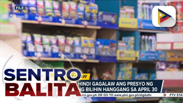 DTI, tiniyak na hindi gagalaw ang presyo ng mga pangunahing bilihin hanggang sa April 30