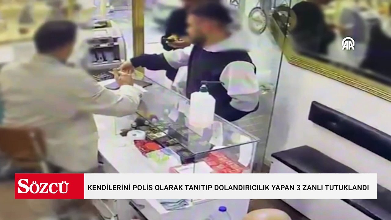 Kendilerini polis olarak tanıtıp vatandaşı dolandıran 3 şüpheli yakalandı