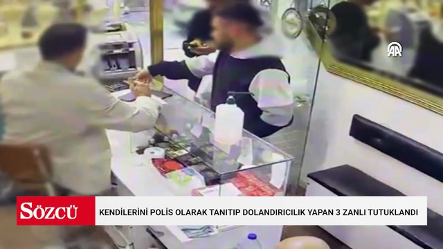Kendilerini polis olarak tanıtıp vatandaşı dolandıran 3 şüpheli yakalandı