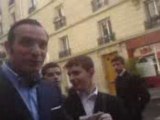 Arrivée de Jean Dujardin sur le tournage de OSS117 n°2