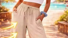 Sampeel Wide Leg Palazzo Pants for Women