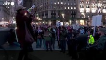 Protesta contro Trump a New York, arriva la notizia del cessate il fuoco