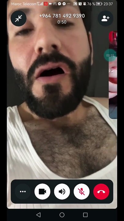 فضيحة سعد الخزعلي عراقي من نجف يشلخ امام الكميرا على وتساب